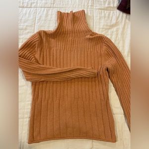 Salmon colored turtle neck size medium